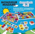 Superpack 4v1 Monsieur Madame Educa domino pexeso a 2 puzzle s 25 dielikmi