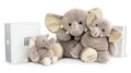 Plyšový sloník Elephant Histoire d’ Ours v darčekovom balení sivý 14 cm od 0 mes