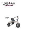 Trojkolka Voyage 4v1 smarTrike fialová Touch Steering s gumenými kolesami a tlmičom a držiakom na fľašu od 10 mes