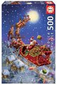 Puzzle Santa Claus is Coming Educa 500 dielov a Fix lepidlo