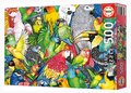 Puzzle Parrots Educa 500 dielov a Fix lepidlo