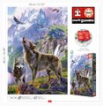 Puzzle Wolves in the rocks Educa 500 dielov a Fix lepidlo