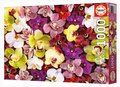 Puzzle Orchid Collage Educa 1000 dielov a Fix lepidlo