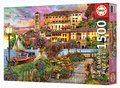 Puzzle Italian Promenade Forest Educa 1500 dielov a Fix lepidlo