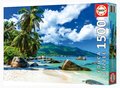 Puzzle Seychelles Educa 1500 dielov a Fix lepidlo