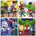 Puzzle Spidey & his Amazing friends Progressive Educa 6-9-12-16 dielov v kufríku od 3 rokov