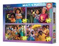 Puzzle Multi 4 Disney Encanto Educa 50-80-100-150 dielov od 5 rokov