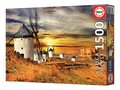 Puzzle Wind Mills Consuegra Educa 1500 dielov a Fix lepidlo