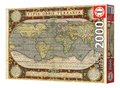 Puzzle Map of the World Educa 2000 dielov a Fix lepidlo