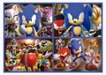 Puzzle Multi 4 Sonic Prime Educa 50-80-100-150 dielov svietiace od 5 rokov