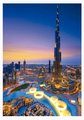 Puzzle Burj Khalifa United Arab Emirates Educa 1000 dielov a Fix lepidlo