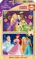 Drevené puzzle Disney Princess Educa 2x50 dielov od 4 rokov