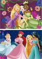 Drevené puzzle Disney Princess Educa 2x50 dielov od 4 rokov