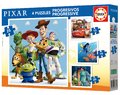 Puzzle Disney Pixar Progressive Educa 12-16-20-25 dielov od 3 rokov