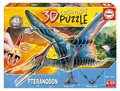 Puzzle dinosaurus Pteranodon 3D Creature Educa dĺžka 44 cm 43 dielov od 6 rokov