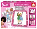 Kreatívne tvorenie s tabletom Fashion Designer Barbie Educa Vytvor si módne návrhy bábik 4 modely od 5 rokov