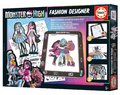 Kreatívne tvorenie s tabletom Fashion Designer Monster High Educa Vytvor si módne návrhy bábik 4 modely od 5 rokov