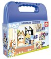 Puzzle Bluey Progressive Educa 12-16-20-25 dielov v kufríku