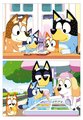 Puzzle Bluey Educa 2x48 dielikov v kufríku od 4 rokov