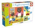 Puzzle Petit Ours Brun Progressive Educa 12-16-20-25 dielov