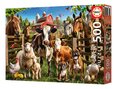 Puzzle Farmyard Buddies Educa 500 dielov a Fix lepidlo