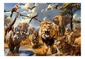 Puzzle Wild Animals Educa 1000 dielov a Fix lepidlo