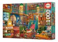 Puzzle Wonderful Bookshop Educa 1000 dielov a Fix lepidlo