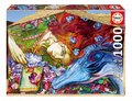 Puzzle Sant Jordi Lily Brick Educa 1000 dielov a Fix lepidlo