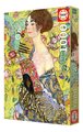 Puzzle Lady With a Fan Gustav Klimt Educa 1000 dielov a Fix lepidlo