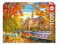 Puzzle Notre Dame in Autumn Educa 1000 dielov a Fix lepidlo