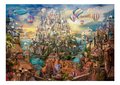 Puzzle Dream Town Educa 2000 dielov a Fix lepidlo