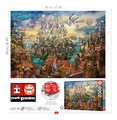 Puzzle Dream Town Educa 2000 dielov a Fix lepidlo