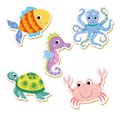 Baby puzzle Morské zvieratká Educa 5-obrázkové od 24 mes