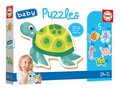 Baby puzzle Morské zvieratká Educa 5-obrázkové od 24 mes