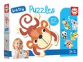 Baby puzzle Exotické zvieratká Educa 5-obrázkové od 24 mes