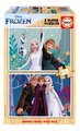 Drevené puzzle Frozen Educa 2x25 dielikov