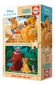 Drevené puzzle Leví kráľ Disney Educa 2x25 dielov