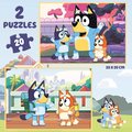 Puzzle v kufríku Bluey Case Educa 2x20 dielov