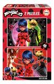 Puzzle Miraculous Ladybug Educa 2x48 dielov od 4 rokov