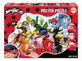 Puzzle plagát Miraculous Ladybug Educa 250 dielov od 8 rokov