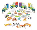 Pamäťová hra so zvieratkami a maskami Memo Zoo Educa pre 2-4 hráčov v španielčine, angličtine, francúzštine a portugalčine od 3 rokov EDU19975