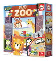 Pamäťová hra so zvieratkami a maskami Memo Zoo Educa pre 2-4 hráčov v španielčine, angličtine, francúzštine a portugalčine od 3 rokov EDU19975