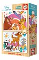 Drevené puzzle Animals Disney Educa 2x16 dielov