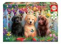 Puzzle Posing Puppies Educa 100 dielov od 6 rokov