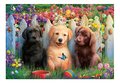 Puzzle Posing Puppies Educa 100 dielov od 6 rokov