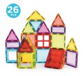 Stavebnica 3D magnetická malá Magnetics Building Tiles Educa 26 farebných priehľadných dielikov