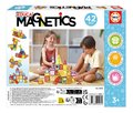 Stavebnica 3D magnetická stredná Magnetics Building Tiles Educa 42 farebných priehľadných dielikov