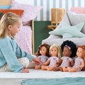 Bábika Paloma Flowers Ma Corolle dlhé blond vlasy a modré žmurkajúce oči 36 cm