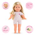 Bábika Paloma Flowers Ma Corolle dlhé blond vlasy a modré žmurkajúce oči 36 cm