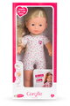 Bábika Paloma Flowers Ma Corolle dlhé blond vlasy a modré žmurkajúce oči 36 cm